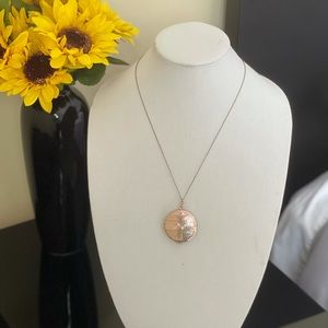 HOUSE OF HARLOW 1960 Medallion Locket Necklace